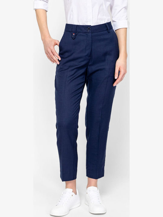 Damen Stoffhose Navy