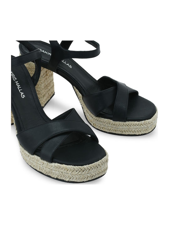 Leather Black Sandals