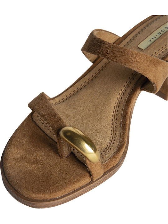 Yfasmátina Damen Sandalen Braune