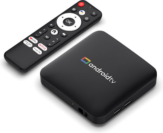 H96 Max TV Box S905L3 4K UHD με WiFi USB 2.0 2GB RAM και 16GB Αποθηκευτικό Χώρο με Λειτουργικό Android 14.0 και Google Assistant
