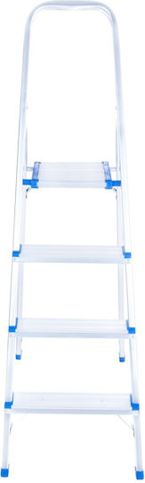 Aluminum Household Ladder Geko G02416 3 + 1 150 Kg