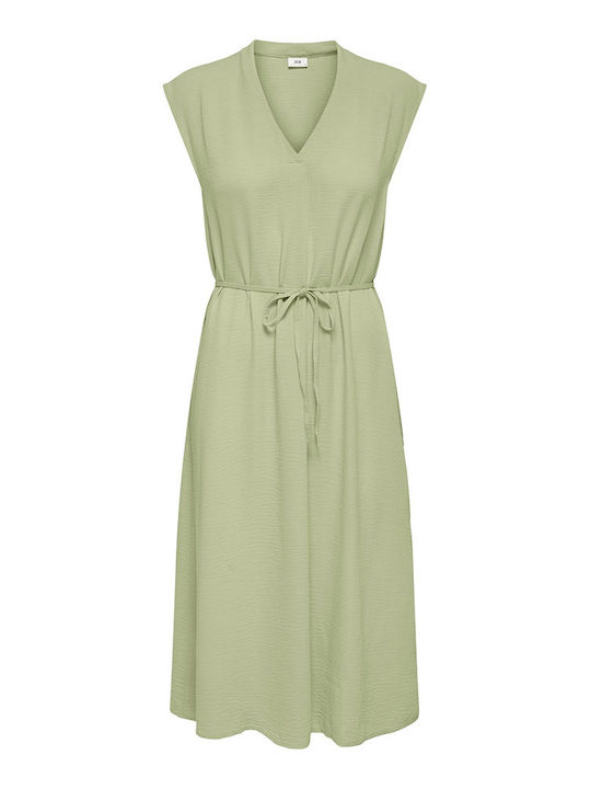 Summer Midi Dress Green