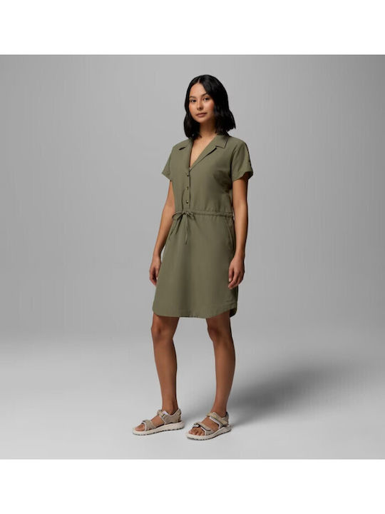 Лятна Mini Рокля-риза Stone Green