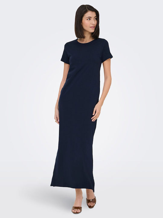 Sommer Maxi Damenkleid Blau