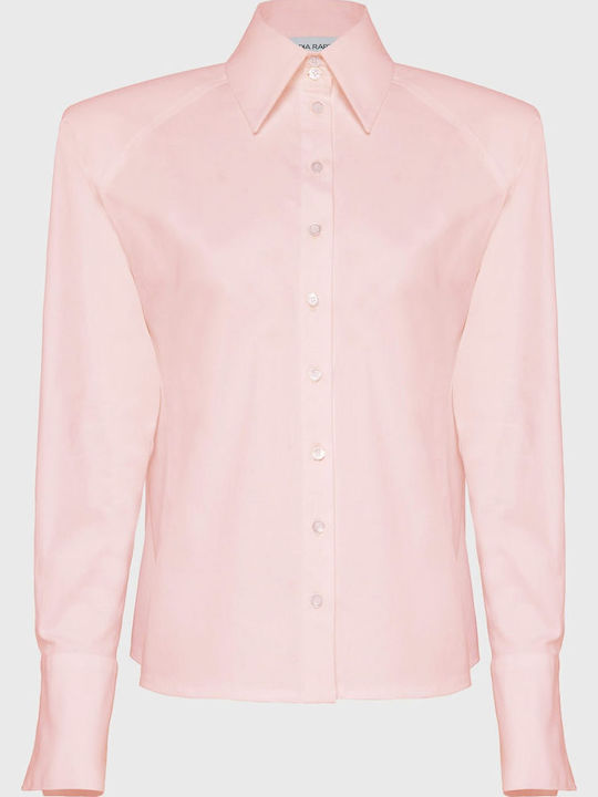 Μακρυμάνικο Γυναικείο Πουκάμισο Pink