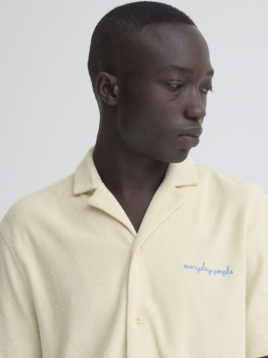 Short Sleeve Shirt Regular Fit Beige