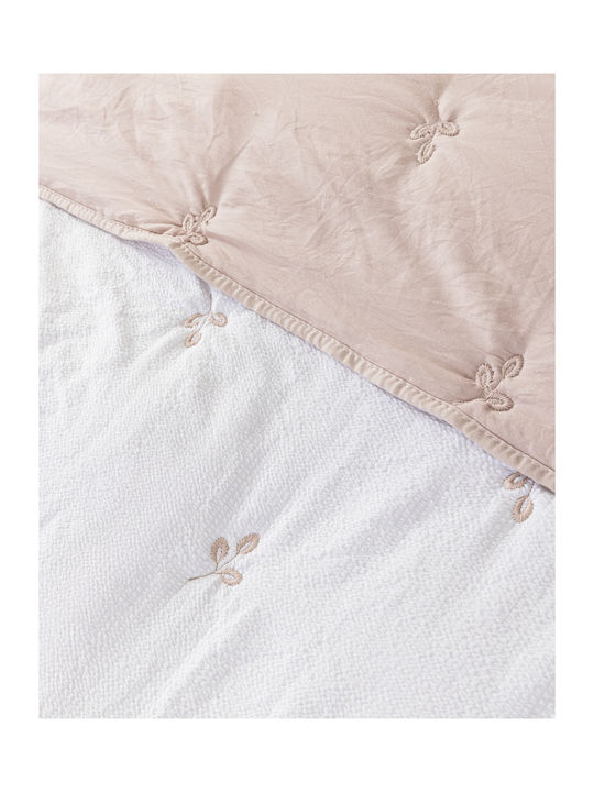 Nima Amelia Σετ Κουβερλί Μονό Microfiber Λευκό 160x240cm