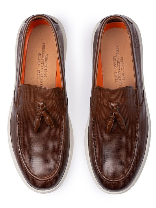 Men's Loafers in Tabac Brown Colour