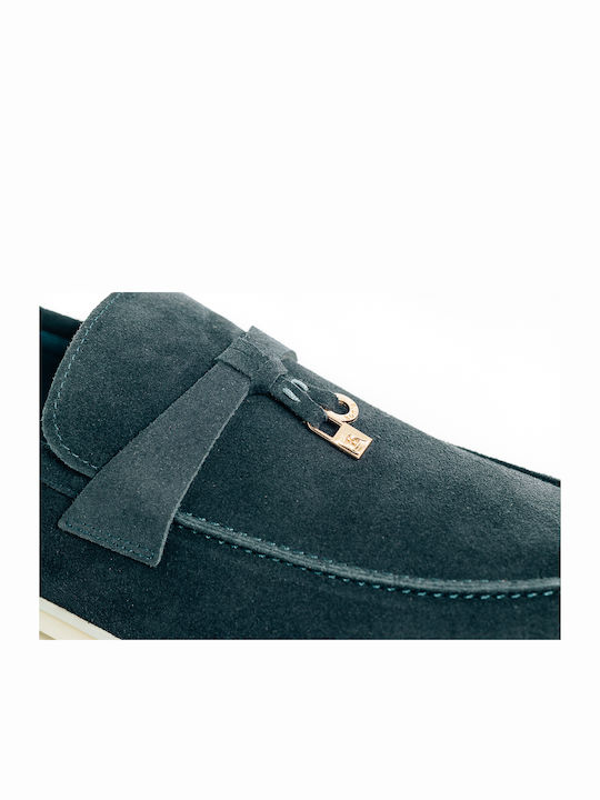 Deri Herren Bootsschuhe in Blau Farbe