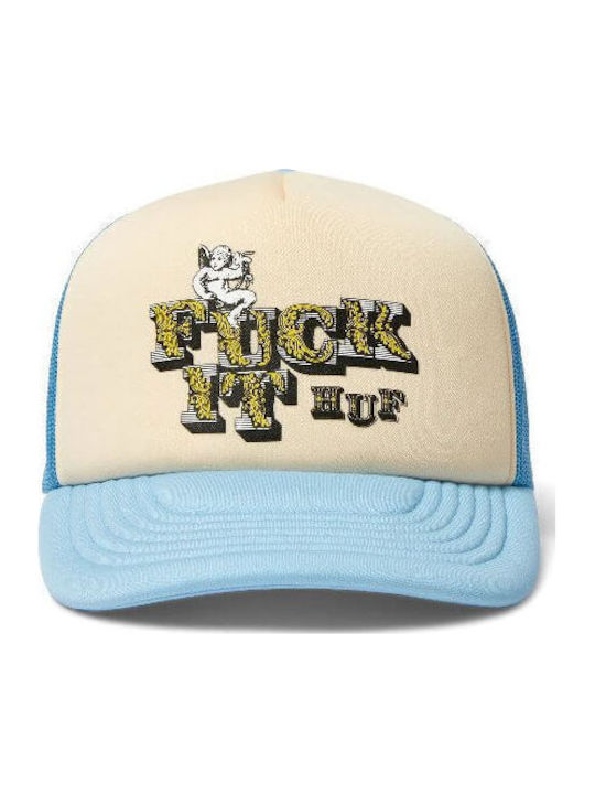 Huf Divine Trucker Hat Cap Light Blue Ht00925-lblue