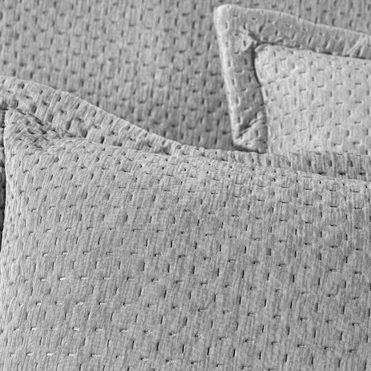 Guy Laroche Cooling Sofa Throw 2 Seater Suede 170x250cm Silver