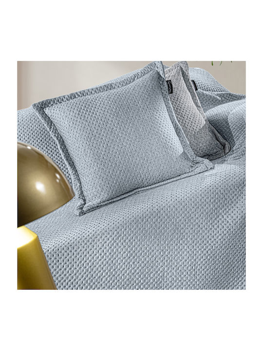 Guy Laroche Cooling Ριχτάρι Πολυθρόνας Βελουτέ 170x150εκ. Denim