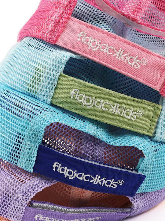 Flapjackkids Kids' Hat Jockey Fabric Sunscreen Light Blue