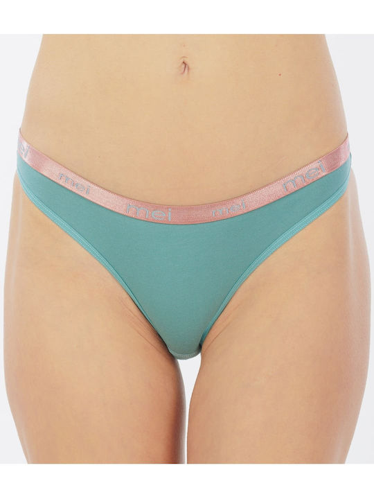Slip Bumbac Pentru Femei Turcoaz