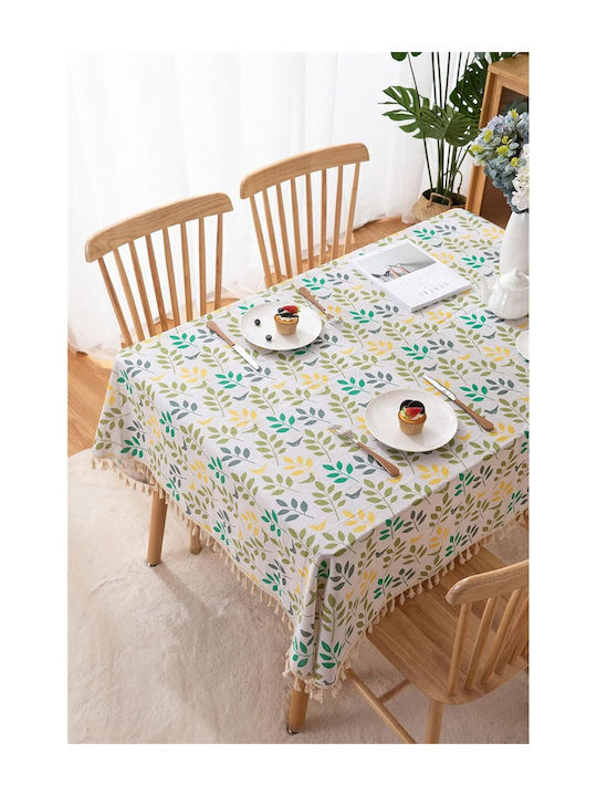 FRIPIA FRIPIA Leinen Mehrfarbig Tischdecke 120x180cm