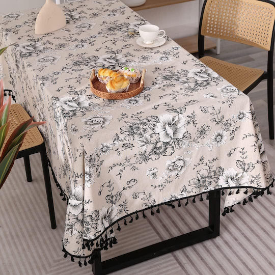 FRIPIA Τραπεζομάντηλο Μαύρο 150x220εκ. FRIPIA Τραπεζομάντηλο Μαύρο 150x220εκ.