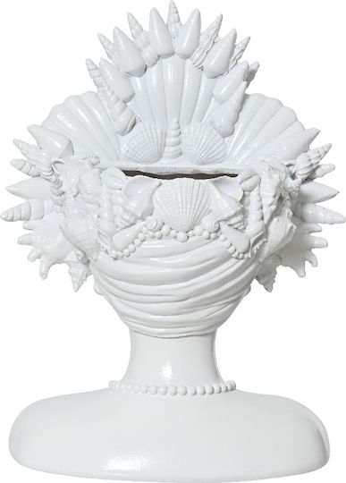 Kaemingk Plant Pot Polyresin White Kaemingk Plant Pot Polyresin White