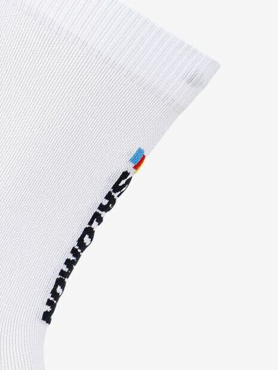 Salomon Pulse Race Flag Спортни Чорапи За Бягане Бели 1 Чифт