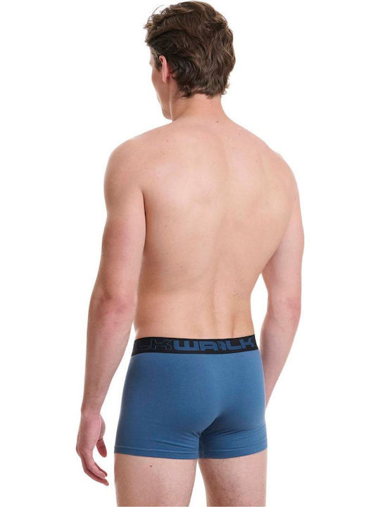 Herren Boxershorts Blau-Raff-Grená 3Pack