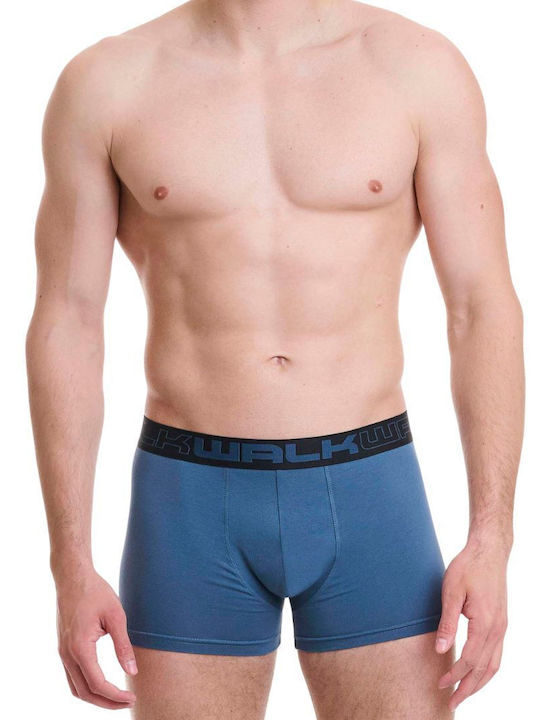 Herren Boxershorts Blau-Raff-Grená 3Pack