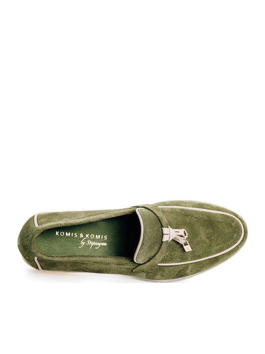 Damen Faulenzer in Khaki Farbe