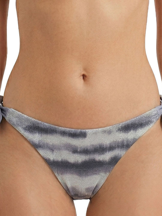 Γυναικείο Μαγιό Τριγωνάκι Tie-dye Γκρι