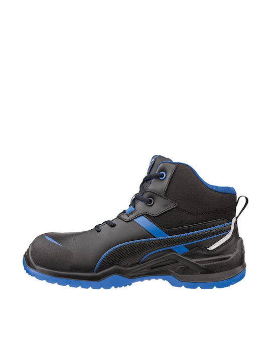 PUMA Krypton Mid Ботуши Безопасност Сини S3S с Сертификат P ESD FO SR