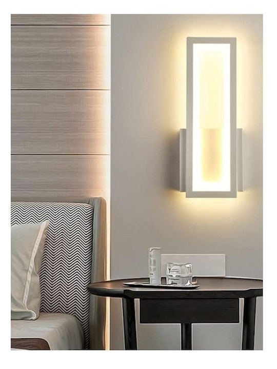 Ph057 Επιτοίχιο Εξωτερικό Φωτιστικό LED 17W 32x12.5x5εκ.