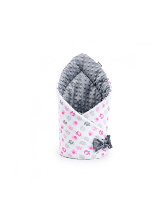Bocioland Pătură Pepinieră Swaddling 100% Bumbac Gri 80x80cm
