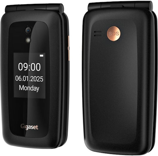 Gigaset GL795 Dual SIM Mobile Phone with Large Buttons Gray