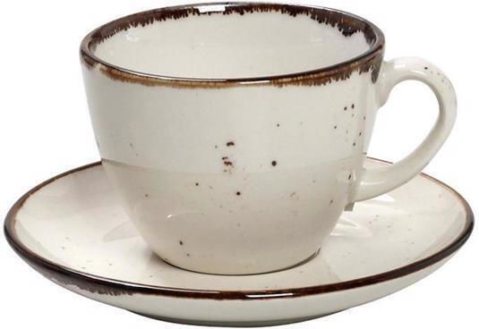 Espiel Terra Cream Tassen Cappuccino 220ml 14x7.5ek Verpackung 6 Stück