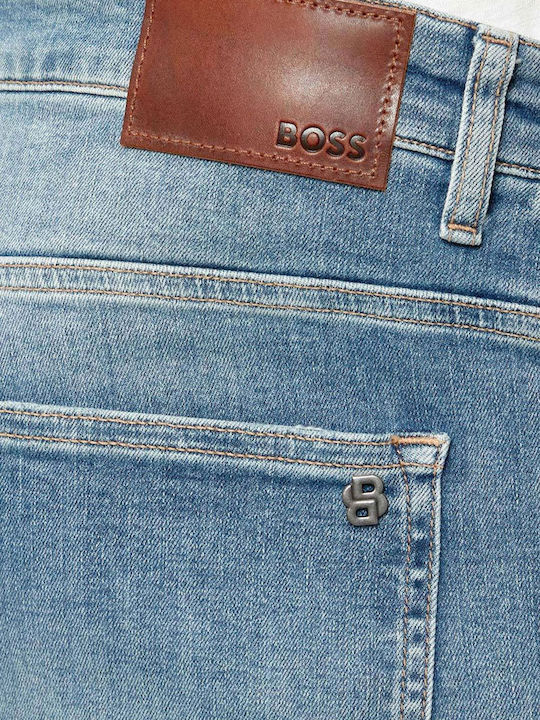 Delaware Men's Elastic Slim Fit Jeans Blue