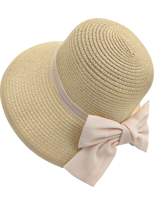 Gift-Me Women's Wicker Hat Beige