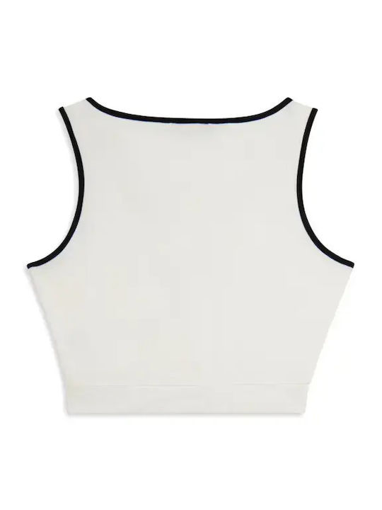 Women's White Sports Bra