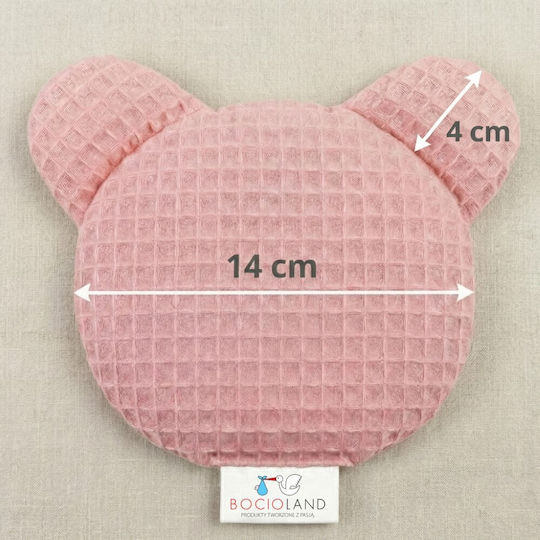 Bocioland Termofor Teddy cu Sâmburi de Cireșe Roz
