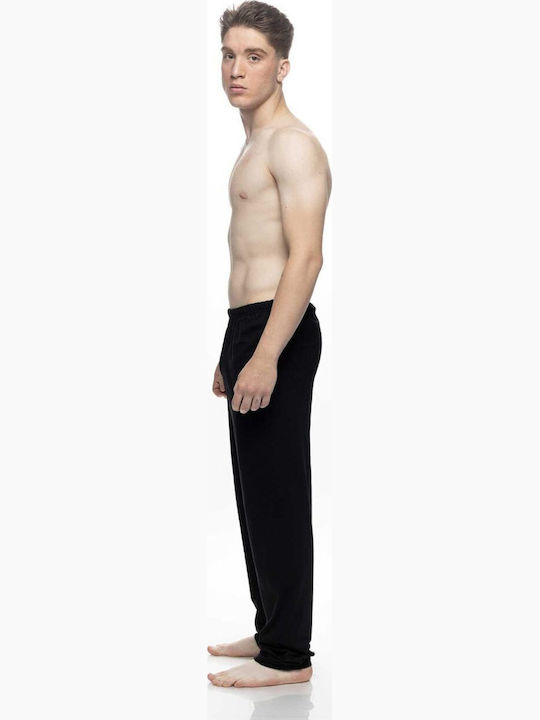 Galaxy Winter Men's Pyjama Pants Cotton Black