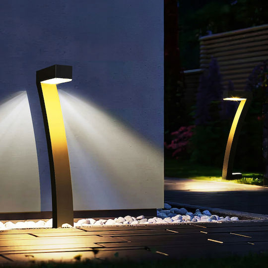Set 4 Lampi Solare cu Lumină Albă Caldă 45x11x4cm