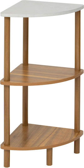 Corner Bookcase Come Beige 34x34x76.5cm