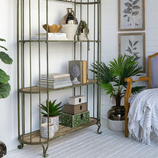 Vector Green Bookcase 120x42x203cm