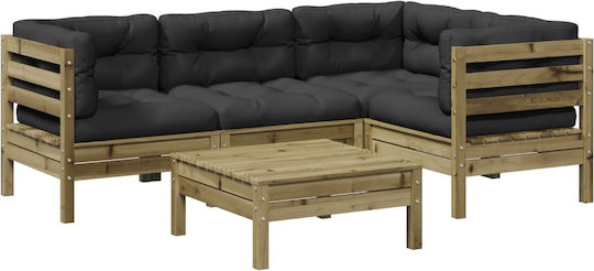 Set Salon 5 Piese cu Perne Set Salon 5 Piese cu Perne