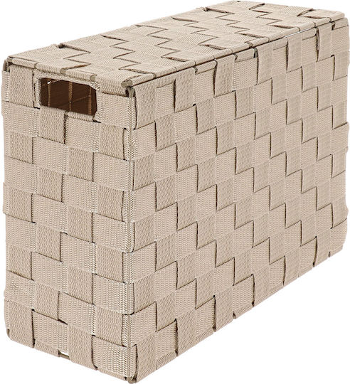 Καλάθι Αποθήκευσης 35x13.5x25 T-d Beige 84232161 35x13.5x25 Polyester Μεταλλικό
