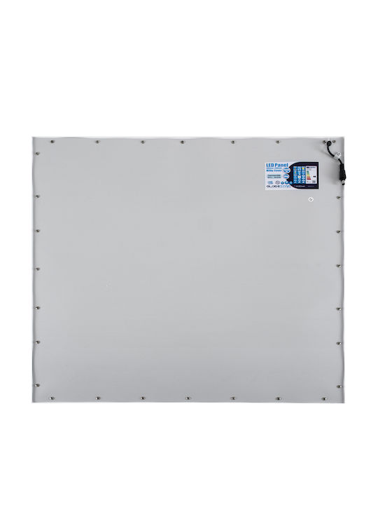 GloboStar Vertiefte LED-Panels 48W mit Kaltweißem Licht 6000K 2 Stück