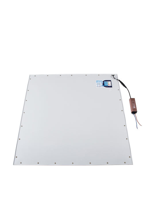 GloboStar Vertiefte LED-Panels 48W mit Kaltweißem Licht 6000K 2 Stück