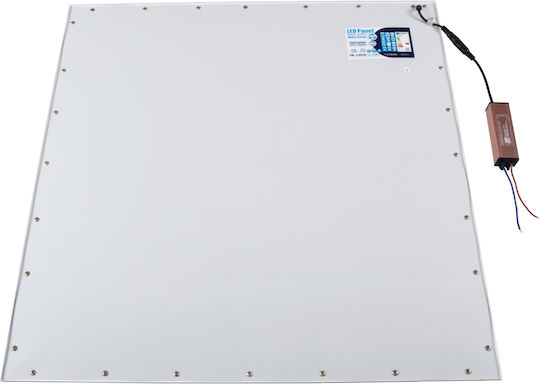 GloboStar Paneleti Recessed LED Panel 48W with Cool White Light 6000K 2pcs