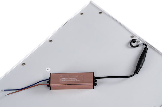 GloboStar Recessed LED Panel 48W with Natural White Light 4500K 2pcs