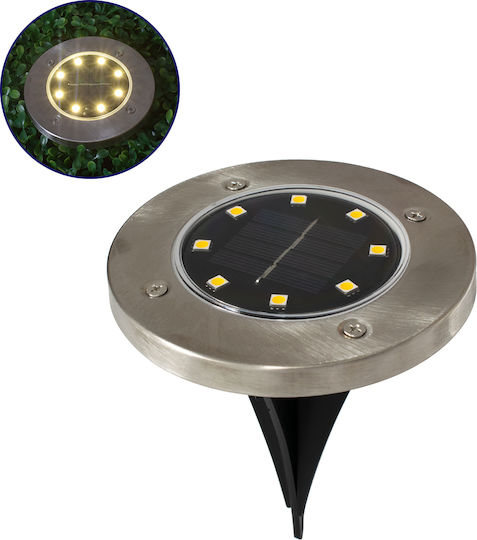 GloboStar Set of 4 Solar Lights 3W 170lm Warm White 3000K with Photocell IP65