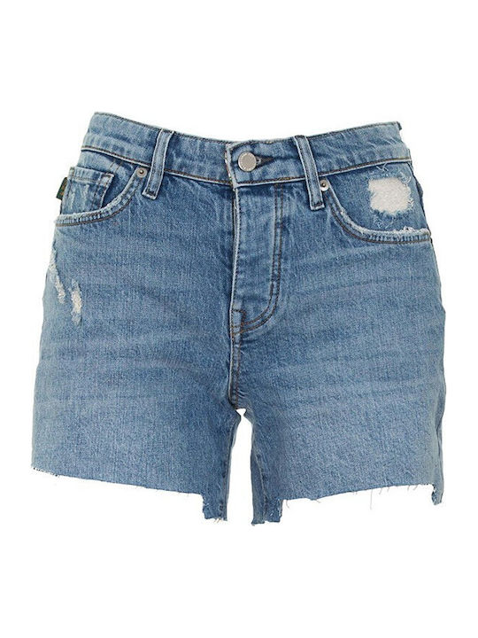 Women's Jean High-waisted Shorts Blue