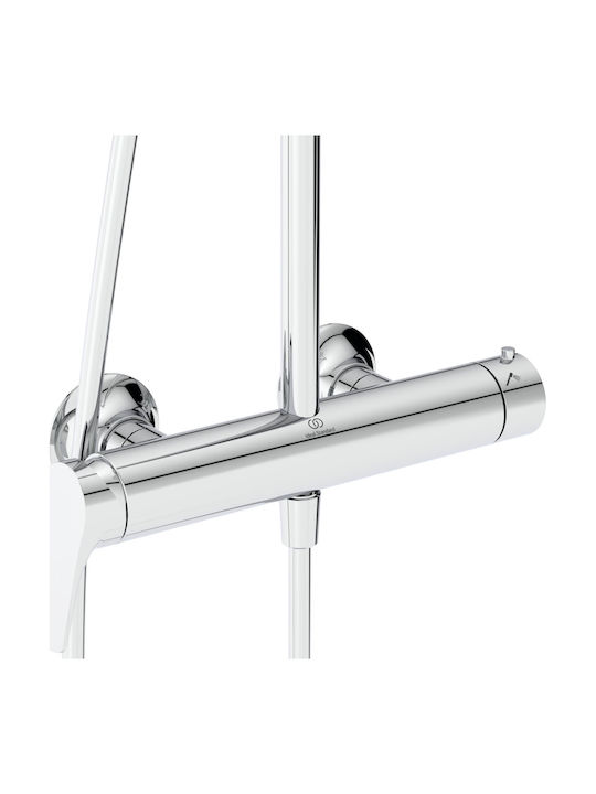 Ideal Standard Coloană Duș cu Baterie Argintie
