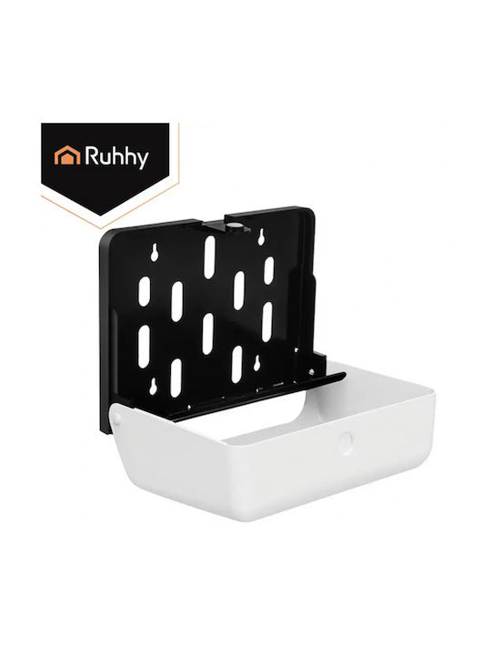 White Wall Mounted Napkin Dispenser Zz Ruhhy Durable Abs 27x20.5cm
