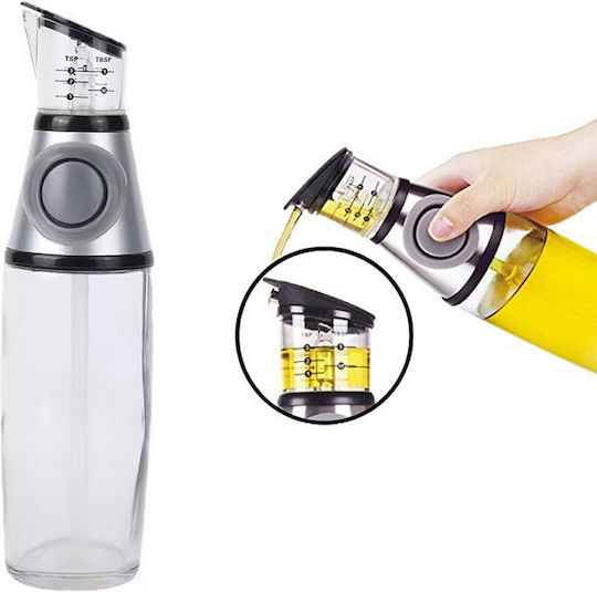 Дозатор За Олио-Оцет Дозатор За Олио Стъклен С Ладохранилка 500ml